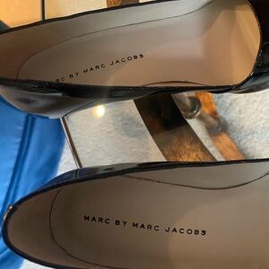 Marc by Marc Jacobs Glossy Black Flats